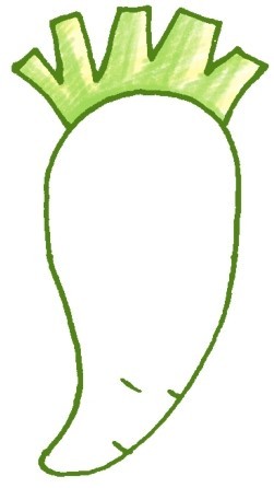 胡萝卜简笔画