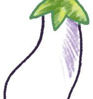 茄子简笔画