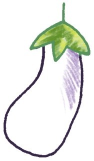 茄子简笔画