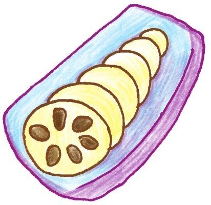 莲藕简笔画