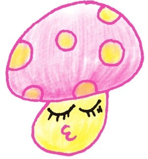 蘑菇简笔画