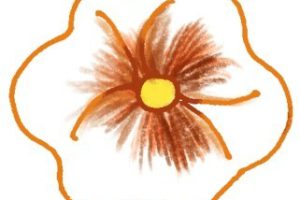 三色堇简笔画