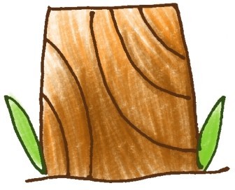 树桩简笔画
