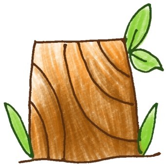 树桩简笔画