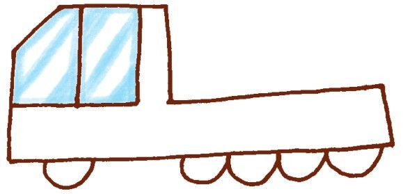 吊车简笔画
