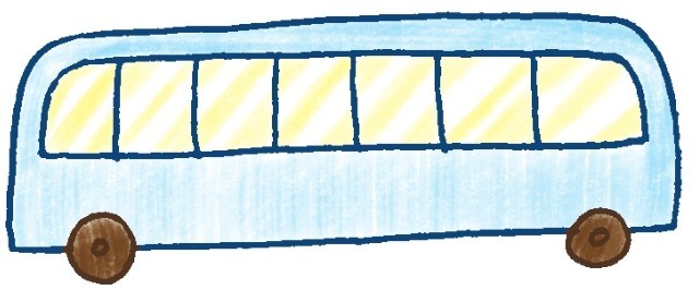 公共汽车简笔画