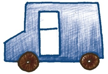 吉普车简笔画