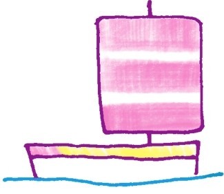 帆船简笔画