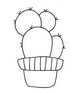 仙人掌简笔画