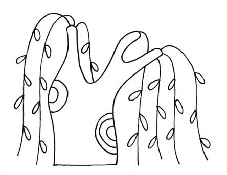 柳树简笔画