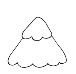 松树简笔画
