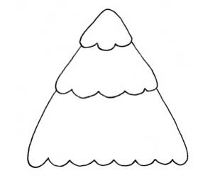 松树简笔画