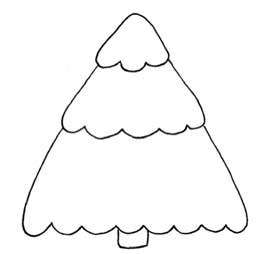 松树简笔画