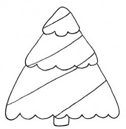 松树简笔画