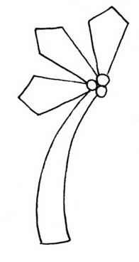 椰子树简笔画
