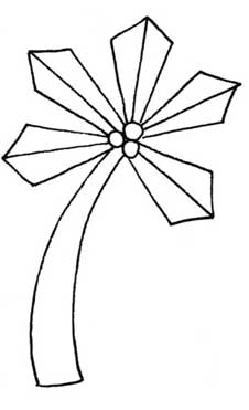 椰子树简笔画