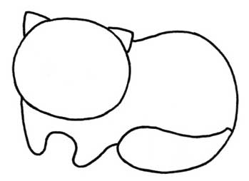 猫咪简笔画