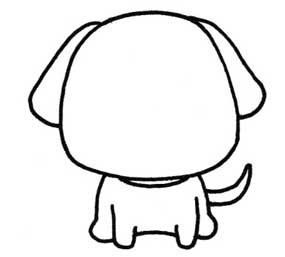 狗狗简笔画