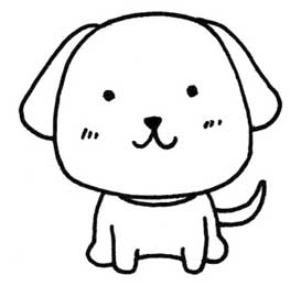 狗狗简笔画