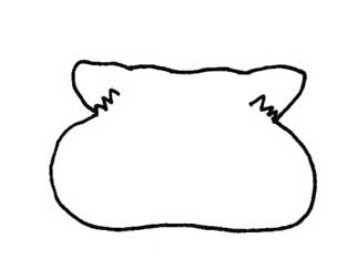 龙猫简笔画