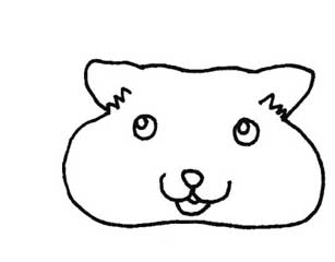 龙猫简笔画
