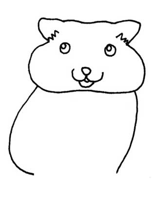 龙猫简笔画