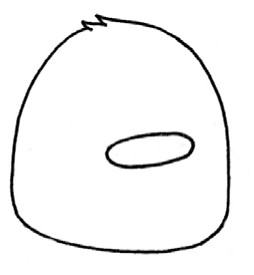 鸭子简笔画