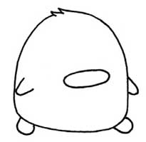 鸭子简笔画