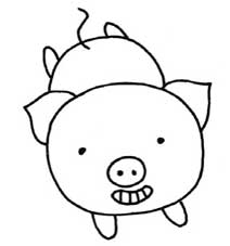 小猪简笔画
