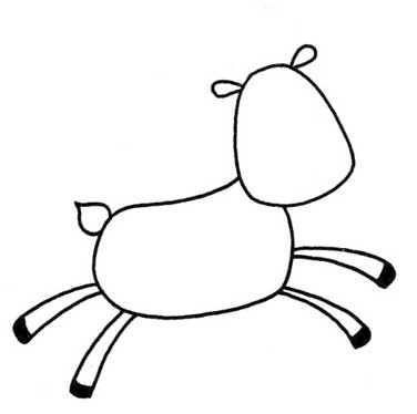 鹿简笔画