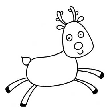 鹿简笔画