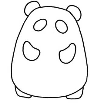 大熊猫简笔画