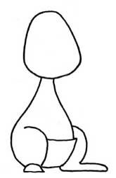 袋鼠简笔画