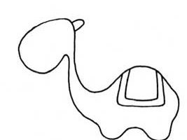 骆驼简笔画