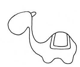 骆驼简笔画