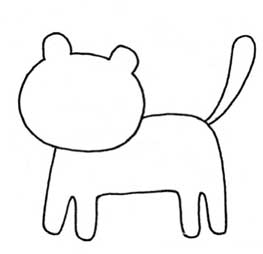 豹子简笔画