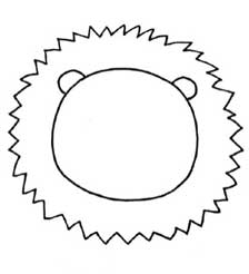 狮子简笔画