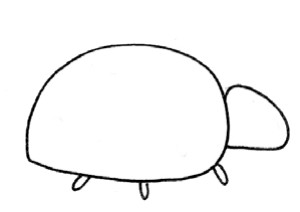 瓢虫简笔画