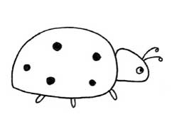 瓢虫简笔画