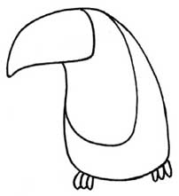 鹦鹉简笔画