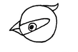 黄鹂简笔画