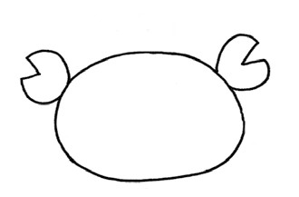 螃蟹简笔画