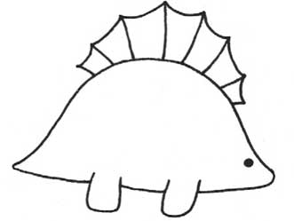 恐龙简笔画