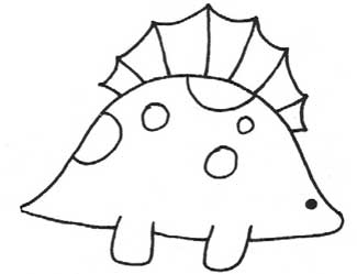恐龙简笔画