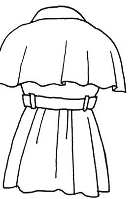 风衣简笔画