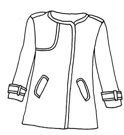 风衣简笔画