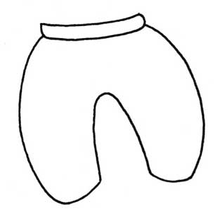 长裤简笔画