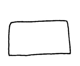 背带裤简笔画