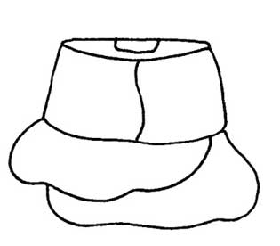 短裙简笔画