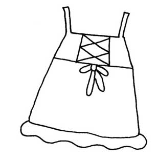 睡衣简笔画
